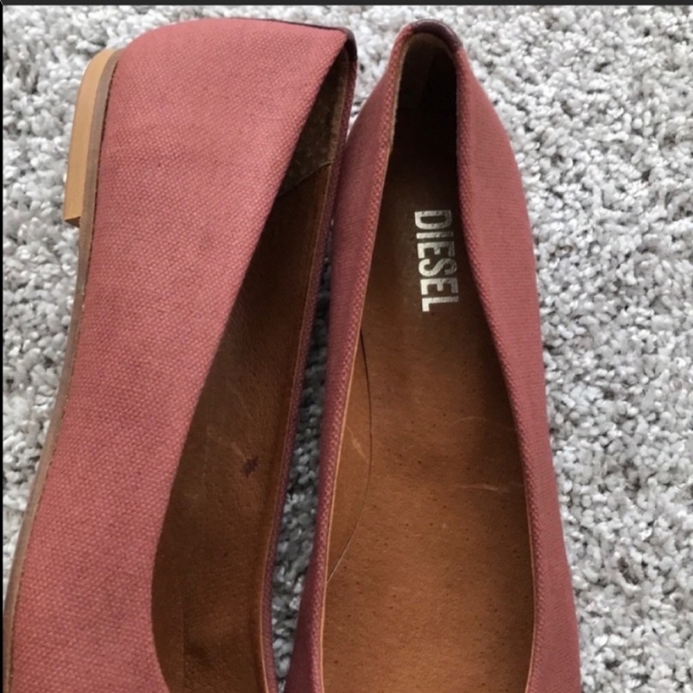 Diesel Red Cynthia Flats - Picture 5 of 6